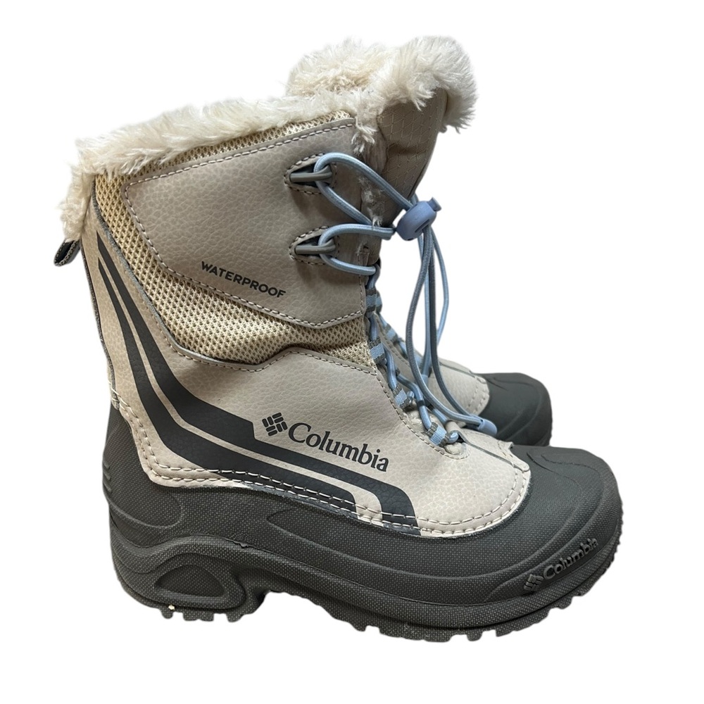 Columbia Kids Boots - Gray and Cream